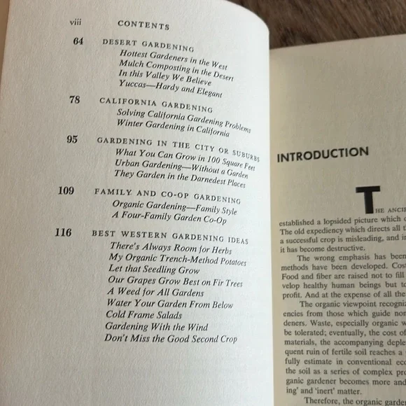 Vintage 70s Western Organic Gardening Book Guide Vegetable Growing 1972 - Picture 7 of 15